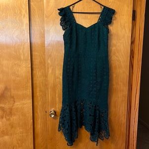 Twosisters The Label Giselle Dress in Emerald Green